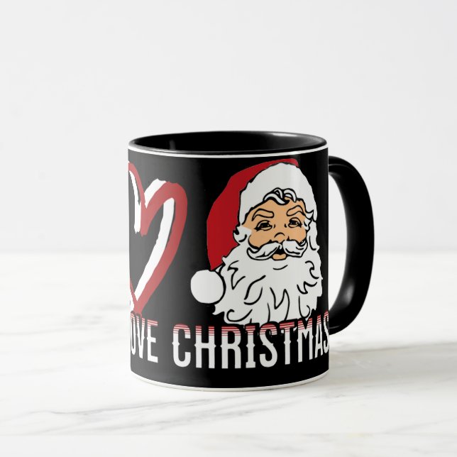 Peace Love Christmas Mug (Front Right)