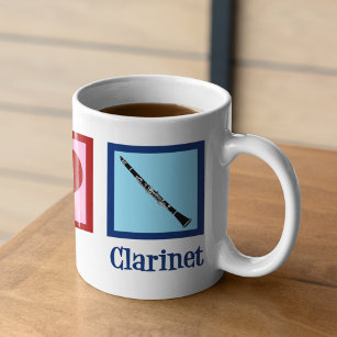 Peace Love Clarinets Coffee Mug