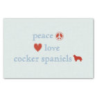 Peace Love Cocker Spaniels