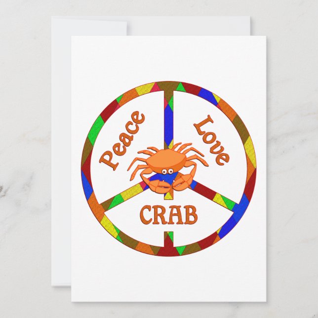 Peace Love Crab (Front)