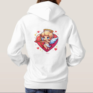 Peace Love Cupid - Cupid's Romantic Aim Hoodie