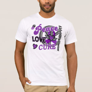 Peace Love Cure 2 Alzheimer's Disease T-Shirt