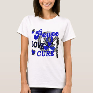Peace Love Cure 2 Colon Cancer T-Shirt
