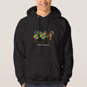 Peace Love Cure Autism National Awareness Day Hoodie