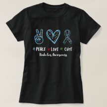 peace love cure for the world diabetes awareness T
