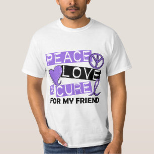 Peace Love Cure H Lymphoma Friend T-Shirt