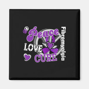 Peace Love Cure  Magnet