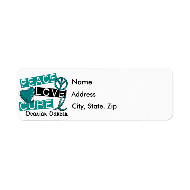 Peace Love Cure Ovarian Cancer (Front)
