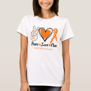 Peace Love Cure RSD CRPS Awareness T-Shirt