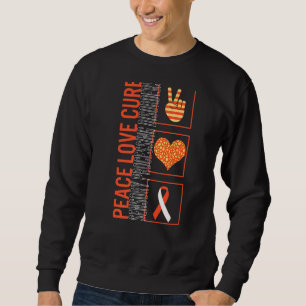 Peace Love Cure Sensory Processing Disorders Aware Sweatshirt
