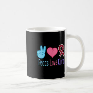 Peace Love Cure Sickle Cell Anemia Awareness Scd 1 Coffee Mug