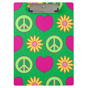Peace Love Daisies Clipboard