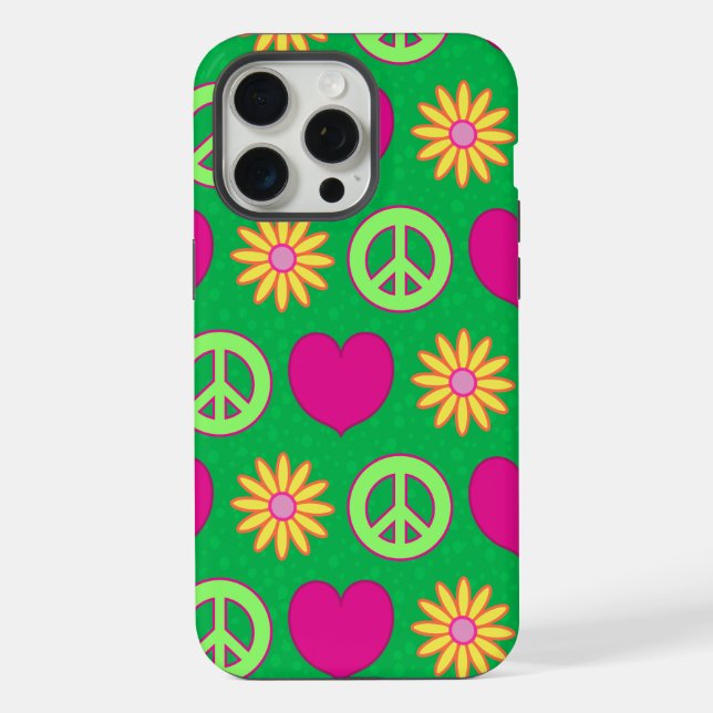 Peace Love Daisies iPhone Case (Back)