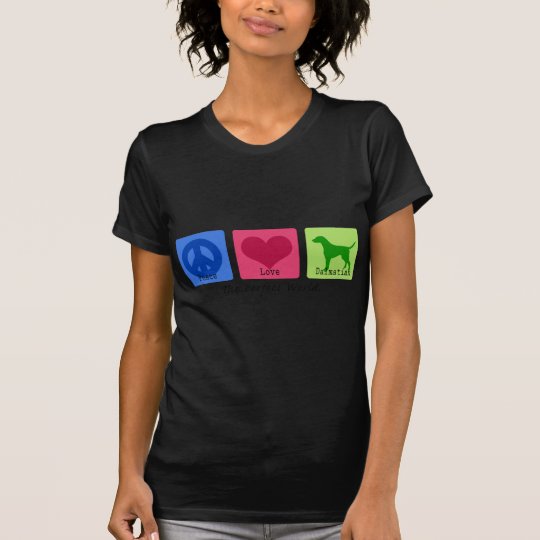 Peace Love Dalmatian T-Shirt