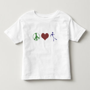 Peace Love Dance K Toddler T-shirt