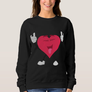 Peace Love & Death Metal Raccoon Children's Band M Sweatshirt