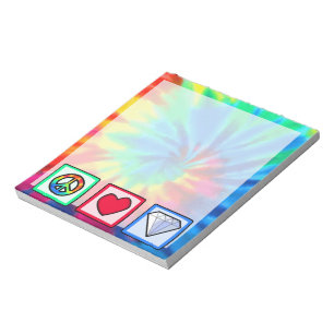 Peace, Love, Diamonds Notepad