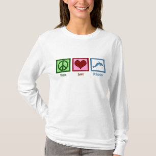 Peace Love Dolphins T-Shirt