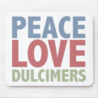 Peace Love Dulcimers Mouse Pad
