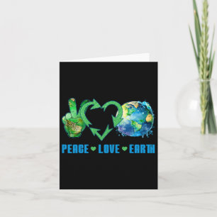 Peace Love Earth Planet Happy 54th Anniversary Env Card