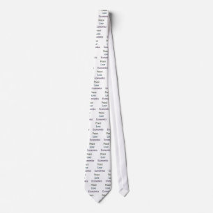 Peace, Love, Economics Tie