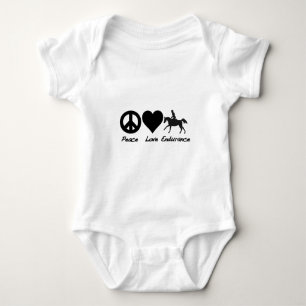 Peace Love Endurance Baby Bodysuit
