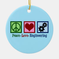 Peace Love Engineering Cute Engineer