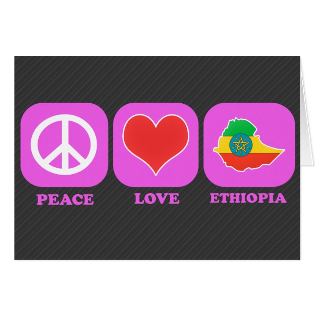 Peace Love Ethiopia (Front Horizontal)