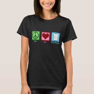 Peace Love Event Planning T-Shirt