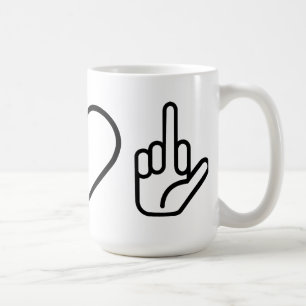 Peace Love F Off Mugs