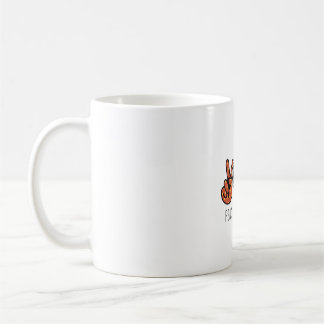 Peace Love Fall Leopard Gnome Autumn Thanksgiving Coffee Mug