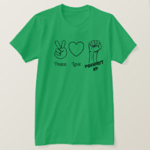Peace, Love, Feminist AF t-shirt