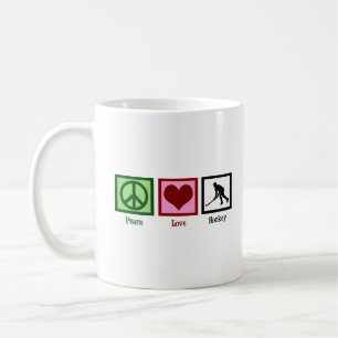 Peace Love Field Hockey Coffee Mug