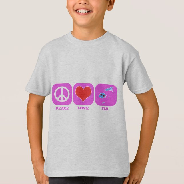 Peace Love Fiji T-Shirt (Front)