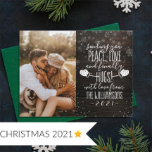 Peace, Love & Finally Hugs! | Christmas 2021 Photo