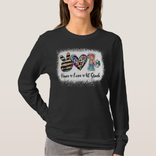 Peace Love First Grade Back To School Team 1st Gra T-Shirt