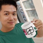 Peace Love Fly Coffee Mug<br><div class="desc">A great gift for someone who loves planes or is a pilot or flight attendant.</div>