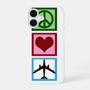 Peace Love Fly iPhone 16 Case