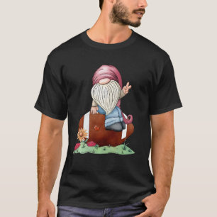 Peace Love Football Gnome Fall Autumn Funny Thanks T-Shirt