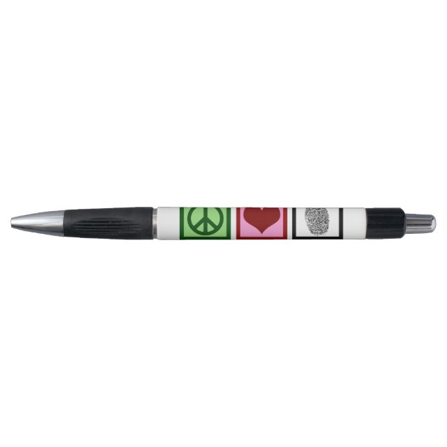 Peace Love Forensics Pen (Front)