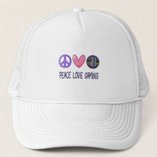 Peace Love Gaming Trucker Hat
