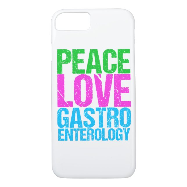 Peace Love Gastroenterology Case-Mate iPhone Case (Back)