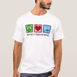 Peace Love Gastroenterology T-Shirt<br><div class="desc">Peace Love Gastroenterology T-Shirt. A cute gastrointestinal doctor gift for a gastroenterologist or nurse.</div>