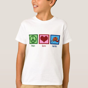 Peace Love Gerbils Kids T-Shirt