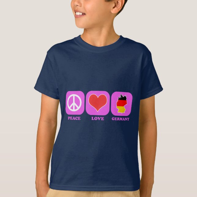 Peace Love Germany T-Shirt (Front)