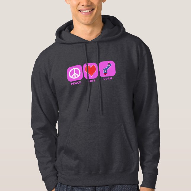 Peace Love Guam Hoodie (Front)