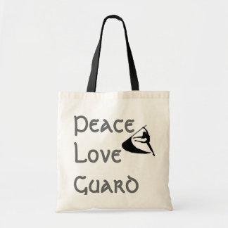 Peace Love Guard Tote Bag