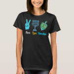 Peace Love Hanukkah Jewish Menorah Chanukah Retro  T-Shirt<br><div class="desc">Peace Love Hanukkah Jewish Menorah Chanukah Retro Peace Sign 2</div>