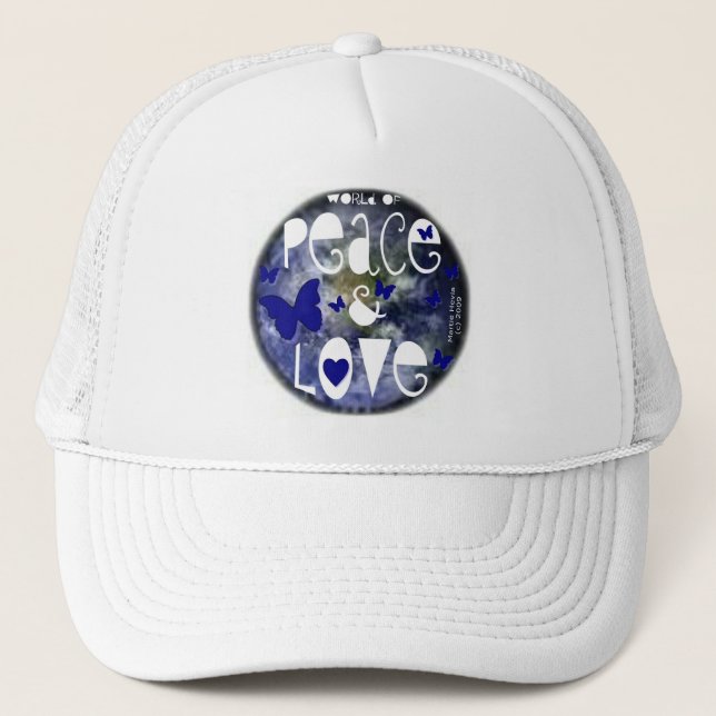 Peace & Love - Hat (Front)