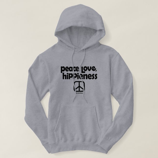 Peace Love Hippieness Hoodie (Design Front)